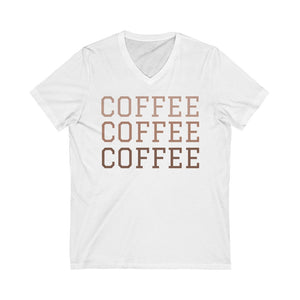 Open image in slideshow, Coffee On Repeat V Neck T-Shirt
