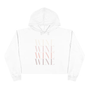 Open image in slideshow, wine cropped hoodie
